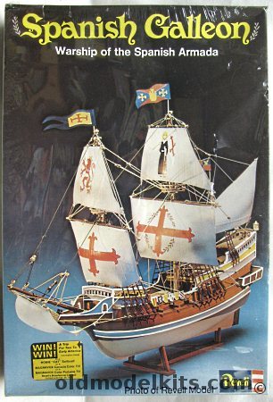 Revell Spanish Galleon - Warship of the Spanish Armada 1588, H367 plastic model kit